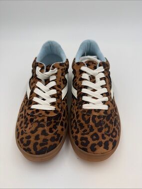 Madden Girl Leopard Print Sneakers with White Accents